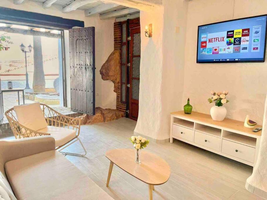 La Palmera. Casa Rural Con Piscina Privada. Benadalid Екстер'єр фото