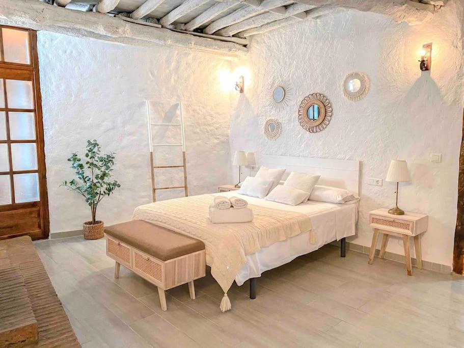 La Palmera. Casa Rural Con Piscina Privada. Benadalid Екстер'єр фото